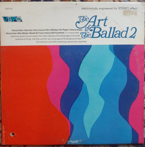 Various – The Art Of The Ballad 2 - Mint- LP Record 1966 Verve VSP Stereo Vinyl - Jazz / Bop / Cool Jazz