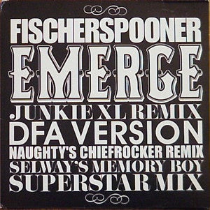 Fischerspooner – Emerge - VG 2 EP Record 2002 Capitol USA Vinyl - Electronic / Electro / House