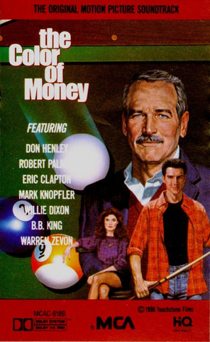 Various – The Color Of Money - The Original Motion Picture Soundtrack - Used Cassette 1986 MCA Tape - Classic Rock