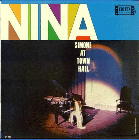 Nina Simone - At Town Hall - VG- (lower grade) 1959 USA Original Press - Jazz Vocal