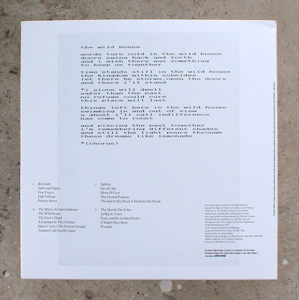 Mark Renner ‎– Few Traces - New 2 LP Record 2018 RVNG Intl. USA Vinyl, Book & Download - Indie Rock / Folk Rock / Experimental - Shuga Records