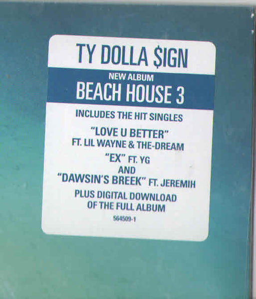 Ty Dolla $ign ‎– Beach House 3 - New 2 LP Record 2018 Atlantic USA Vinyl & Download - Hip Hop - Shuga Records