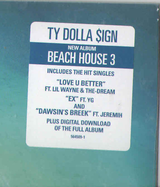 Ty Dolla $ign ‎– Beach House 3 - New 2 LP Record 2018 Atlantic USA Vinyl & Download - Hip Hop