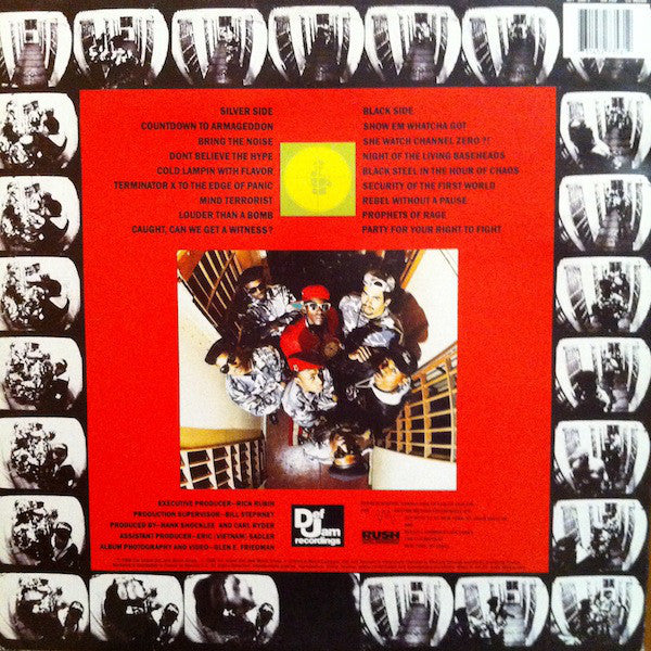 Public Enemy – It Takes A Nation Of Millions To Hold Us Back (1988) - VG+ LP Record 2000 Def Jam Europe Import Vinyl & Numbered - Hip Hop - Shuga Records