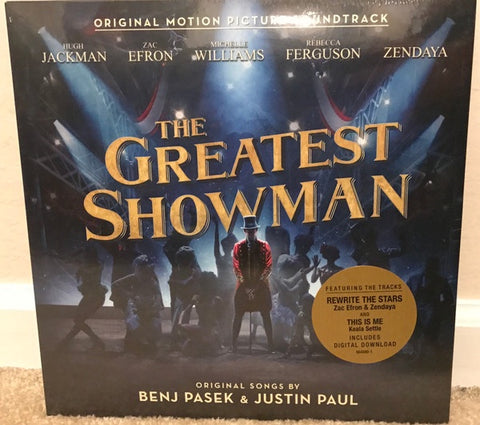 Various, Benj Pasek, Justin Paul – The Greatest Showman (Original Motion Picture) - Mint- LP Record 2018 Atlantic USA Vinyl & Booklet - Soundtrack