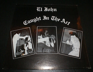 Signed Autographed - El John – Caught In The Art - VG+ LP Record 1978 Private Press USA Vinyt - Rock & Roll / Pop Rock / Elvis Presley - Shuga Records