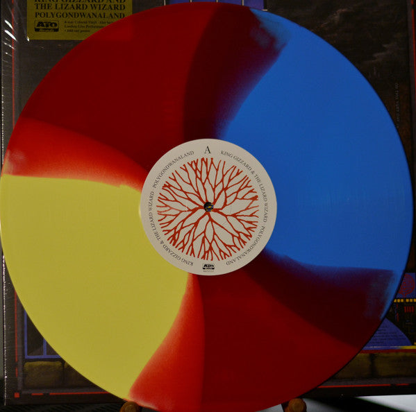 King Gizzard And The Lizard Wizard – Polygondwanaland - Mint- LP Record 2018 ATO/Flightless USA 4-Way Color Vinyl & Poster - Psychedelic Rock / Garage Rock / Space Rock - Shuga Records