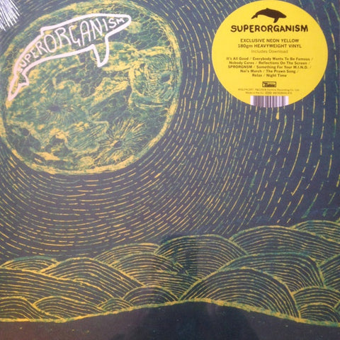 Superorganism – Superorganism - New LP Record 2018 Rough Trade Exclusive Domino 180 gram Neon Yellow Vinyl, CD, Booklet & Download - Indie Rock / Psychedelic / Indie Pop