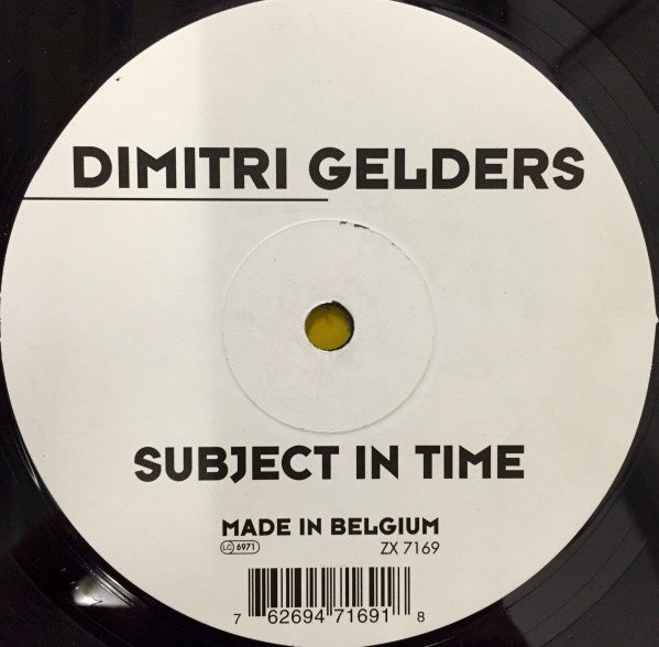 Dimitri Gelders – Subject In Time - New 12