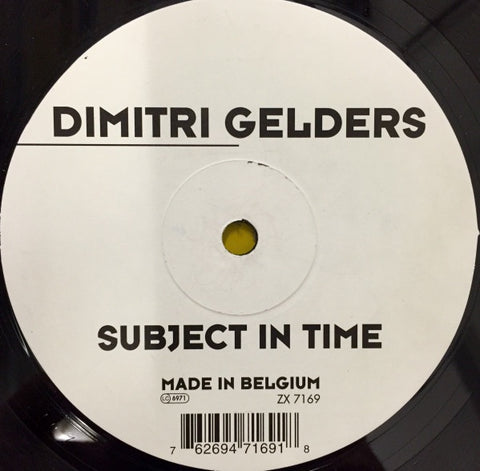 Dimitri Gelders – Subject In Time - New 12" Single Record 1997 Zolex Belgium Vinyl - Techno / Ambient
