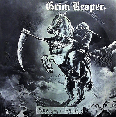 Grim Reaper – See You In Hell - VG+ 7" Single Record 1984 RCA Promo Flexi-disc Vinyl - Heavy Metal / Dialogue