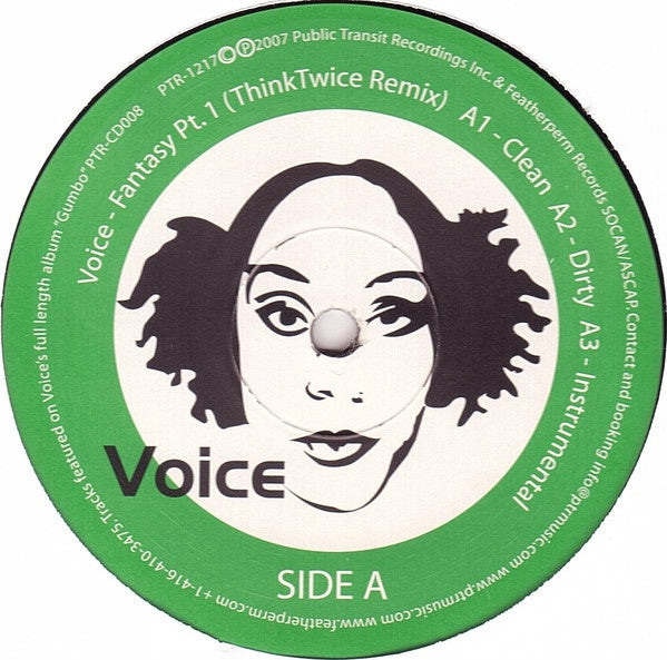 Voice – Voice Remixes - New 12" Single Record 2007 Canada Import Vinyl - Hip Hop - Shuga Records