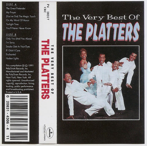 The Platters – The Very Best Of The Platters- Used Cassette 1991 Mercury Tape- Pop/ Doo Wop