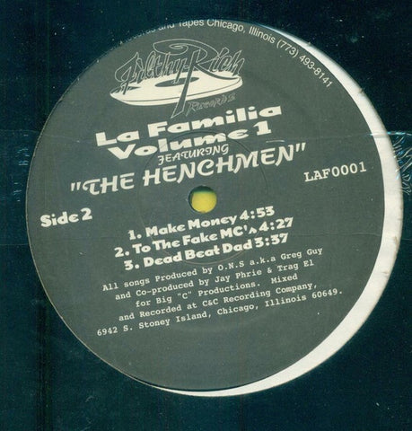 La Familia Featuring The Henchmen – Volume 1 - New EP Record 1997 Filthy Rich USA Vinyl - Chicago Hip Hop / G-Funk