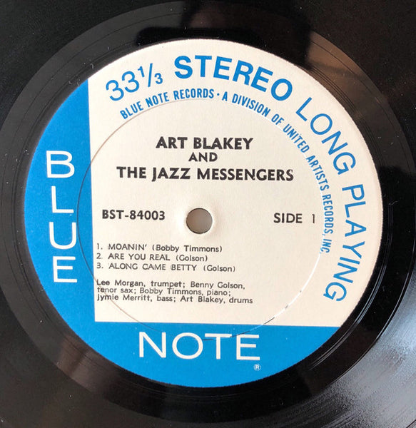 Art Blakey And The Jazz Messengers ‎– Moanin' (1958) - VG LP Record 1971 Blue Note USA Stereo Vinyl - Jazz / Hard Bop