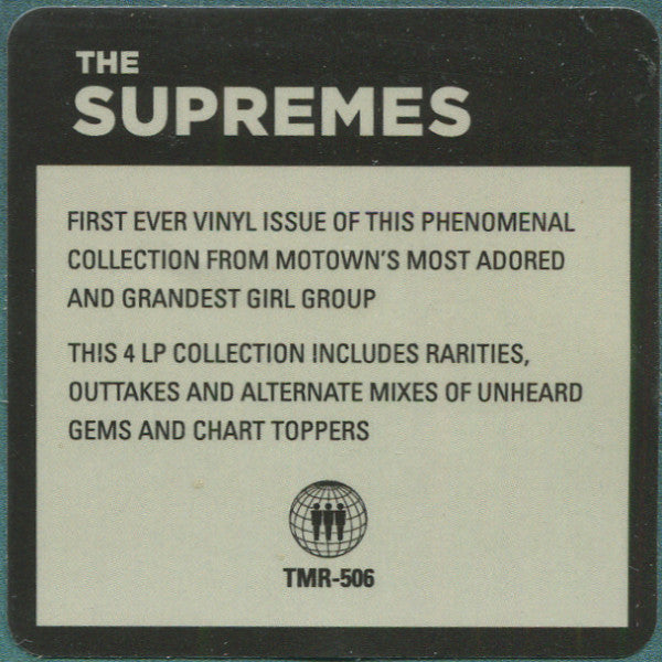 Diana Ross And The Supremes ‎– Supreme Rarities: Motown Lost & Found (1960-1969) - New 4 LP Record Box Set 2018 Third Man USA Vinyl  - Soul / Rhythm & Blues - Shuga Records