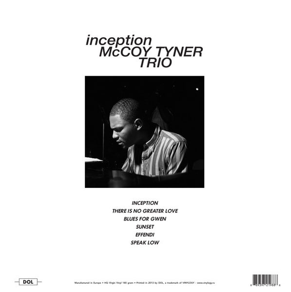 McCoy Tyner Trio ‎– Inception (1962) - New LP Record 2018 DOL Europe Import Vinyl - Jazz / Post Bop - Shuga Records