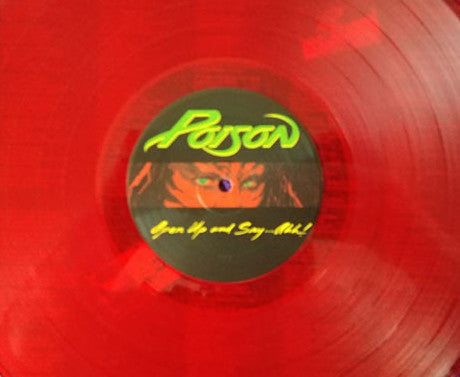Poison - Open Up and Say ...Ahh! (1988) - New Lp Record 2018 Capitol USA Red Vinyl - Hard Rock / Glam - Shuga Records