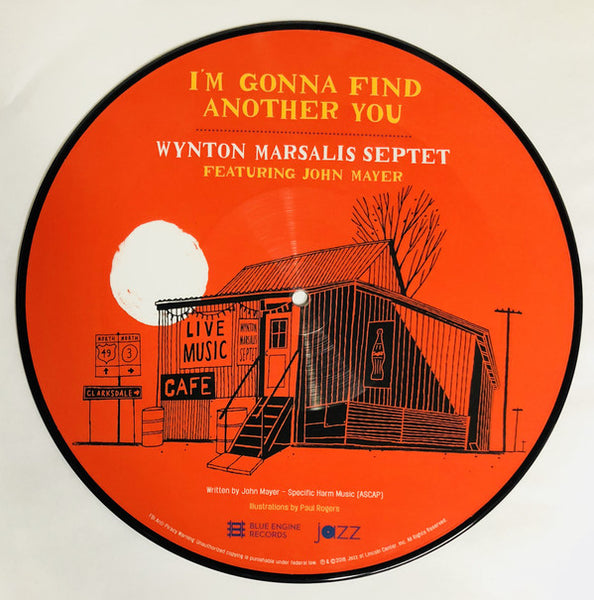 Wynton Marsalis Septet -  Night Life / I'm Gonna Find Another You - New Vinyl 2018 Blue Engine Record Store Day 10" Picture Disc Pressing (Limited to 1000) - Jazz - Shuga Records