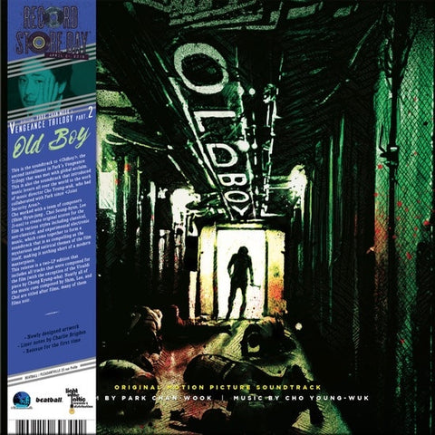 Cho Young-Wuk – Oldboy - Original Motion Picture (Vengeance Trilogy Part. 2)(2003) - Mint- 2 LP Record Store Day 2018 Pleasantville RSD Blue & Green Vinyl - Soundtrack