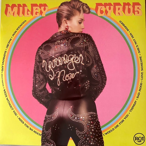 Miley Cyrus - Younger Now - Mint- LP Record 2018 RCA Vinyl & Booklet - Soft Rock / Country / Pop Rock
