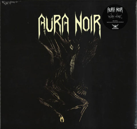 Aura Noir – Aura Noire - New LP Record 2018 Indie Recordings Norway Red With Black And White Speckles Vinyl - Thrash / Metal