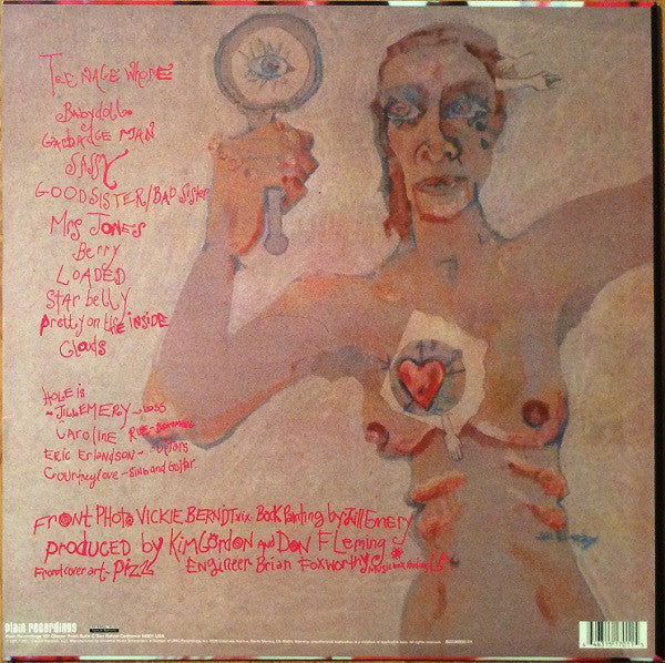 Hole – Pretty On The Inside (1991) - New LP Record 2011 Plain Recordings USA 180 gram Vinyl - Alternative Rock / Grunge