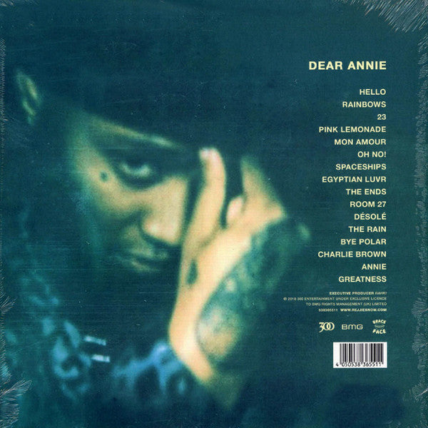 Rejjie Snow ‎– Dear Annie - New 2 LP Record 2018 300 Entertainment UK Import Vinyl - Hip Hop - Shuga Records