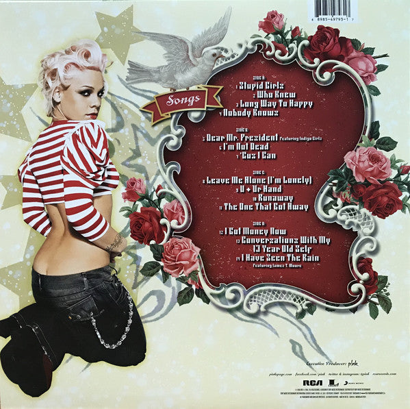 P!NK - I'm Not Dead - Mint- 2 LP Record 2018 RCA USA Pink Vinyl & Download - Pop Rock - Shuga Records