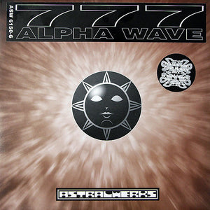 777 ‰Û_‰ÛÒ Alpha Wave - VG+ 12" Single USA 1995 (Orignal Press) Plastikman Acid House Mix - Acid/Techno - Shuga Records Chicago