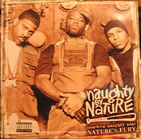 Naughty By Nature – Nineteen Naughty Nine - Nature's Fury - VG+ (poor cover) 2 LP Record 1999 Arista USA Promo Vinyl - Hip Hop