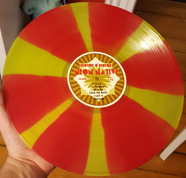Brother O'Brother ‎– Neon Native - New Lp Record 2018 Romanus USA Pinwheel Colored Vinyl - Garage Rock / Blues Rock