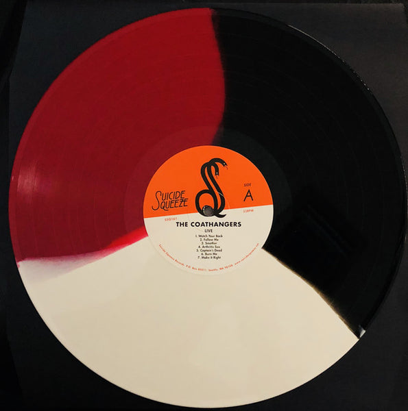 The Coathangers ‎– Live - New Vinyl Lp 2018 Suicide Squeeze Pressing on Black/White/Red Vinyl with Download (Limited to 1500!) - Alt / Garage Punk - Shuga Records