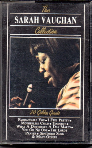 Sarah Vaughan – The Sarah Vaughan Collection : 20 Golden Greats - Used Cassette 1985 Deja Vu Tape - Jazz Vocal
