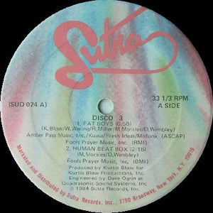 Disco 3 (Aka Fat Boys) ‎– Fat Boys - New Vinyl 1984 (Original Press) 12" Single USA - Electro/Hip Hop