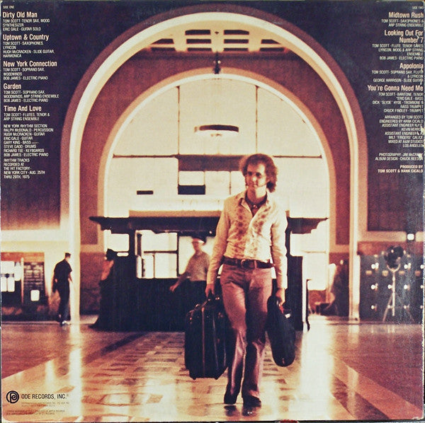 Tom Scott – New York Connection - VG+ LP Record 1975 Ode USA Vinyl - Jazz  Jazz-Funk