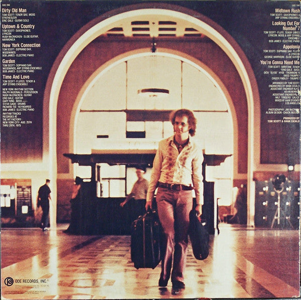Tom Scott – New York Connection - VG+ LP Record 1975 Ode USA Vinyl - Jazz  Jazz-Funk - Shuga Records
