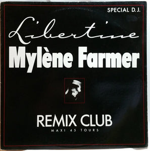 Mylène Farmer – Libertine (Remix Club) - Mint- 12" EP Record 1986 Polydor France Vinyl - Pop / Chanson / Synth-pop