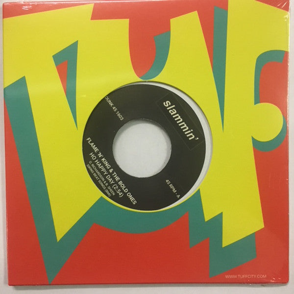 Flame 'N' King & The Bold Ones ‎– Ho Happy Day / Strange Love - New 7" Single Record 2019 Slammin' USA Vinyl - Soul - Shuga Records