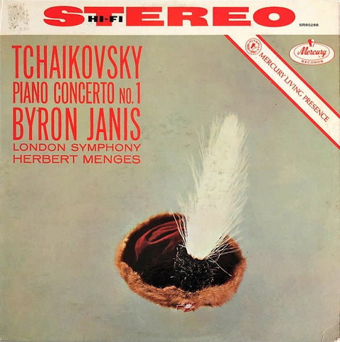 SR90266 Byron Janis / Menges - Tchaikovsky – Piano Concerto No. 1 - VG+ LP Record 1960 Mercury Living Presence Stereo USA Vinyl - Classical