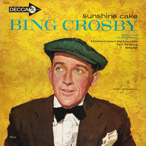 Bing Crosby – Sunshine Cake - VG+ LP Record Decca USA Mono Vinyl - Jazz / Pop