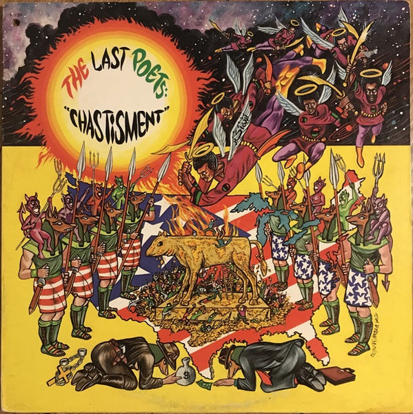 The Last Poets – Chastisment - VG+ LP Record 1967 Blue Thumb USA Promo Label Vinyl - Jazz / Free Jazz / Spoken Word - Shuga Records