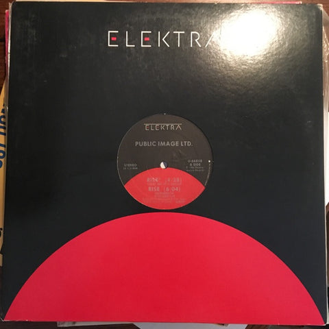 Public Image Ltd. – Rise - VG+ 12" Single Record 1986 Elektra USA Vinyl - Alternative Rock / Synth-pop