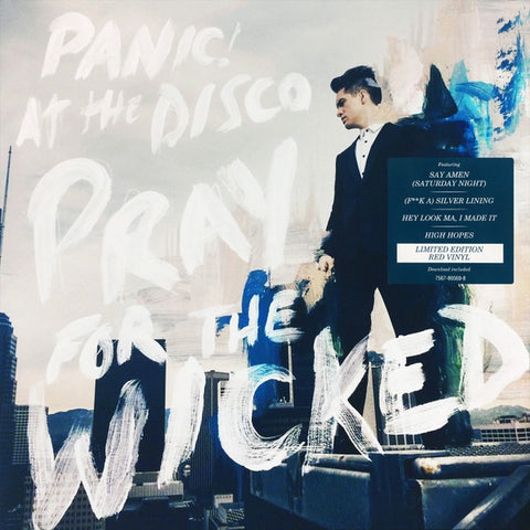 Panic! At The Disco ‎– Pray For The Wicked - New LP Record 2018 Fueled By Ramen Red Transparent Vinyl & Download - Alternative Rock / Pop Punk