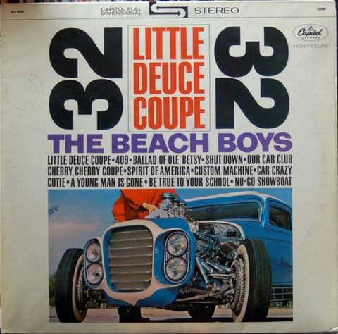 The Beach Boys ‎– Little Deuce Coupe - VG- (low grade) LP Record 1963 Capitol Stereo Germany Vinyl - Surf Rock / Pop Rock