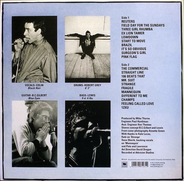 Wire ‎– Pink Flag (1977) - New LP Record 2018 Pinkflag Europe Import Vinyl - Punk / Art Rock - Shuga Records