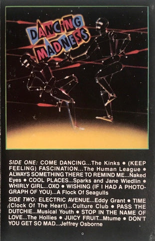 Various – Dancing Madness - Used Cassette 1983 K-Tel Tape - Pop Rock / Synth - Pop / Funk / Reggae-Pop