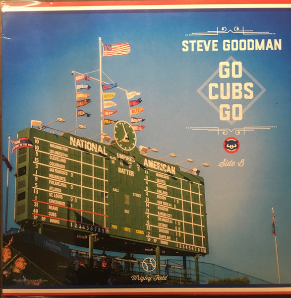 Eddie Vedder / Steve Goodman – All The Way / Go Cubs Go - New 7" Single Record 2018 Chicago Cubs Third Man Blue & Red Split Vinyl - Rock - Shuga Records