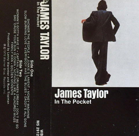 James Taylor– In The Pocket- Used Cassette 1976 Warner Bros. Tape- Soft Rock/Pop