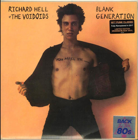 Richard Hell & The Voidoids ‎– Blank Generation (1977) - New Lp Record 2018 Sire USA Exclusive Orange & Black Vinyl - Rock / Punk